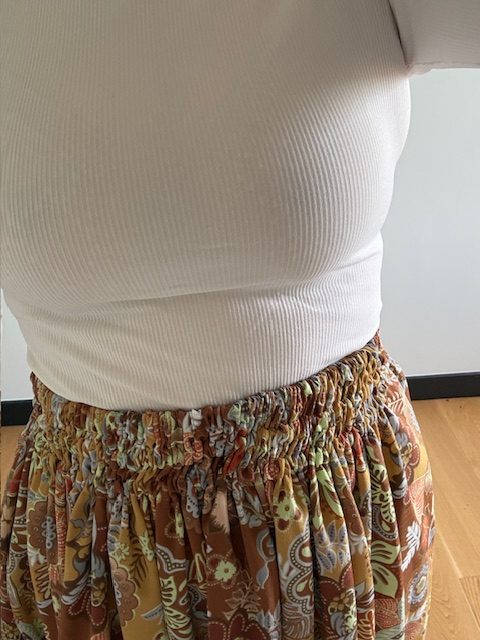 jupe élastique et body